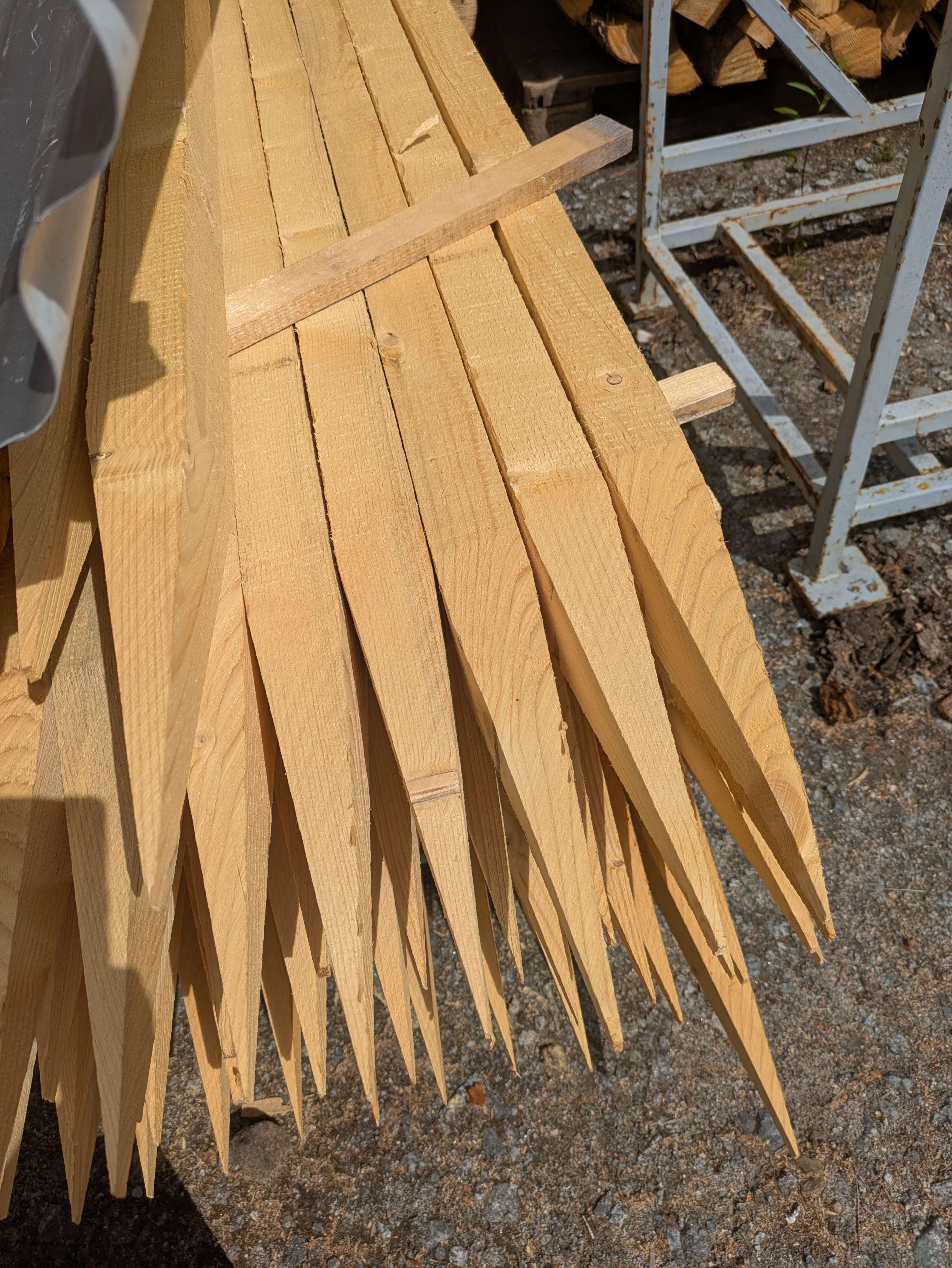 5/8 er Holzpfahl