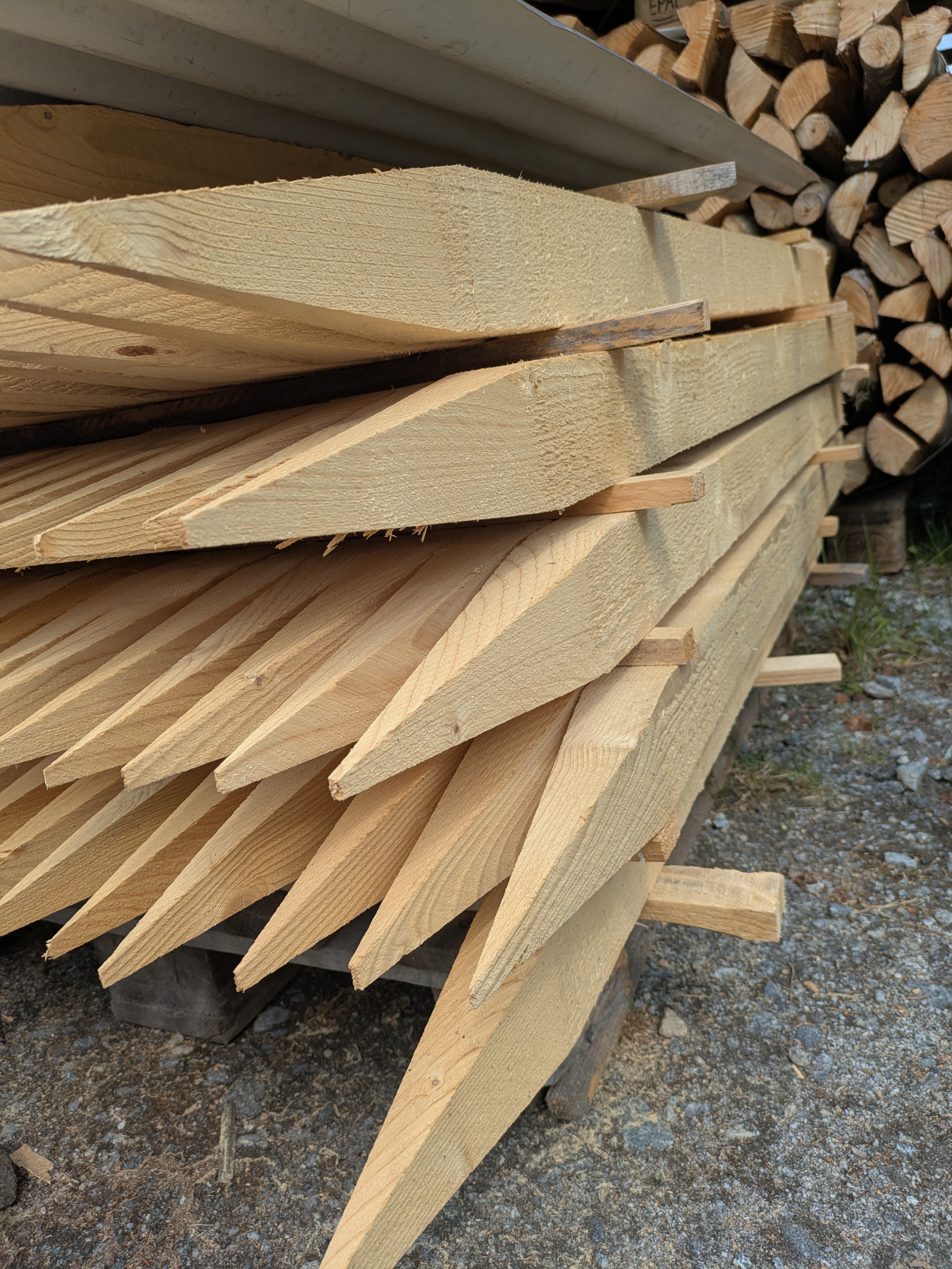 5/8 er Holzpfahl
